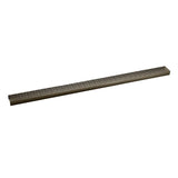 Infinity Drain - 48'' Perforated Offset Slot Pattern Grate for S-LT 65 in Oil Rubbed Bronze - Oil Rubbed Bronze