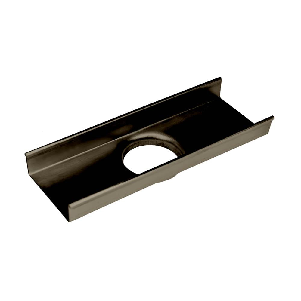 Infinity Drain - 8'' Stainless Steel Outlet Section for S-AS 65/S-LTIFAS 65 Series in Oil Rubbed Bronze - Oil Rubbed Bronze