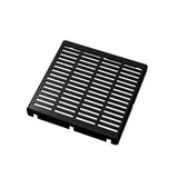 Infinity Drain - 5''x5'' LN5 Slotted Pattern Top Plate in Matte Black - Matte Black