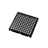 Infinity Drain - 5''x5'' LQ5 Squares Pattern Top Plate in Matte Black - Matte Black