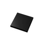 Infinity Drain - 5''x5'' LS5 Solid Style Top Plate in Matte Black - Matte Black