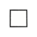 Infinity Drain - 5'' x 5'' LTD 5 Tile Insert Complete Kit in Polished Stainless with ABS Drain Body, 2'' Outlet - Polished Stainless