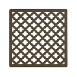 Infinity Drain - 5'' x 5'' Moor Pattern Decorative Plate for M 5, MD 5, MDB 5 in Oil Rubbed Bronze - Oil Rubbed Bronze