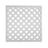 Infinity Drain - 5'' x 5'' Moor Pattern Decorative Plate for M 5, MD 5, MDB 5 in Satin Stainless - Satin Stainless