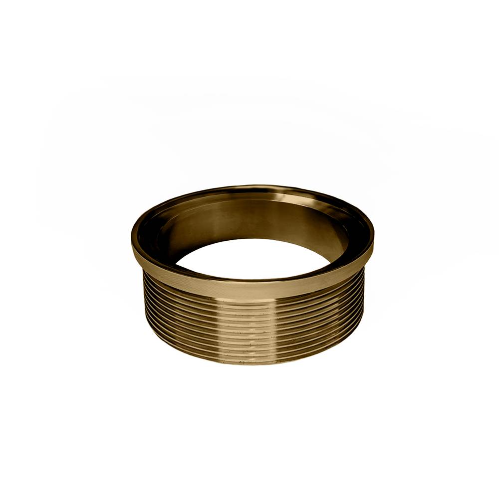 Infinity Drain - 5'' x 5'' Stainless Steel 4- Throat only in Satin Bronze - Satin Bronze