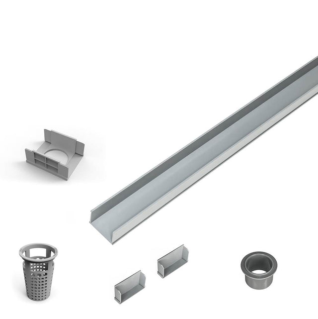 Infinity Drain - 48'' PVC Component Only Kit for S-AG 65, S-DG 65, and S-TIF 65 series