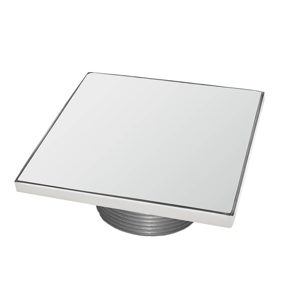 Infinity Drain - 4x4 - 2'' Roughs Throat & Mud Guard in Satin Stainless - Satin Stainless