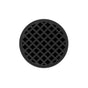 Infinity Drain - 5'' Round RMD 5 Complete Kit with Moor Pattern Decorative Plate in Matte Black with ABS Drain Body, 2'' Outlet - Matte Black