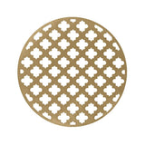 Infinity Drain - 5'' Round Moor Pattern Decorative Plate for RM 5, RMD 5, RMDB 5 in Satin Bronze - Satin Bronze