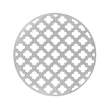 Infinity Drain - 5'' Round Moor Pattern Decorative Plate for RM 5, RMD 5, RMDB 5 in Satin Stainless - Satin Stainless