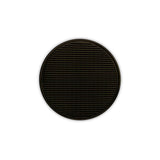 Infinity Drain - 5'' Round RWDB 5 Complete Kit with Wedge Wire Pattern Decorative Plate in Oil Rubbed Bronze with Stainless Steel Bonded Flange Drain Body, 2'' No Hub Outlet - Oil Rubbed Bronze