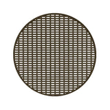 Infinity Drain - 5'' Round Wedge Wire Pattern Decorative Plate for RW 5, RWD 5, RWDB 5 in Oil Rubbed Bronze - Oil Rubbed Bronze