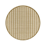 Infinity Drain - 5'' Round Wedge Wire Pattern Decorative Plate for RW 5, RWD 5, RWDB 5 in Satin Bronze - Satin Bronze