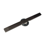 Infinity Drain - 48'' S-Stainless Steel Series High Flow Complete Kit with 2 1/2'' Wedge Wire Grate in Oil Rubbed Bronze with Cast Iron Drain Body, 3'' No Hub Outlet - Oil Rubbed Bronze