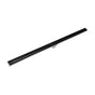 Infinity Drain - 48'' S-PVC Series Low Profile Complete Kit with 1 1/2'' Wedge Wire Grate in Matte Black - Matte Black