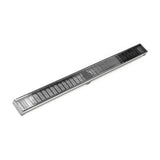 Infinity Drain - 36'' S-PVC Series Low Profile Complete Kit with 2 1/2'' Wedge Wire Grate in Polished Stainless - Polished Stainless