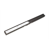 Infinity Drain - 96'' S-Stainless Steel Series High Flow Complete Kit with Low Profile Tile Insert Frame in Oil Rubbed Bronze with ABS Drain Body, 3'' Outlet - Oil Rubbed Bronze
