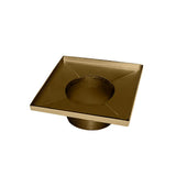 Infinity Drain - 4'' x 4'' Stainless Steel 2- Throat only in Satin Bronze - Satin Bronze