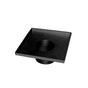 Infinity Drain - 5'' x 5'' Stainless Steel 2- Throat only in Matte Black - Matte Black