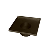Infinity Drain - 5'' x 5'' Stainless Steel 2- Throat only in Oil Rubbed Bronze - Oil Rubbed Bronze
