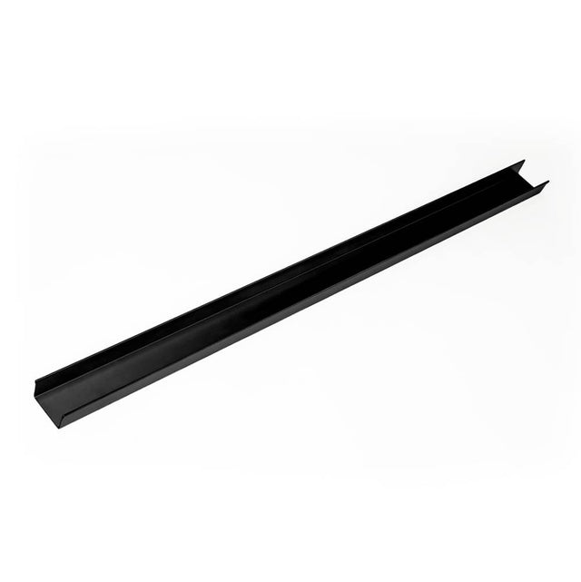 Infinity Drain - 48'' Stainless Steel Open Ended Channel for S-TIFAS 65/99 Series in Matte Black - Matte Black
