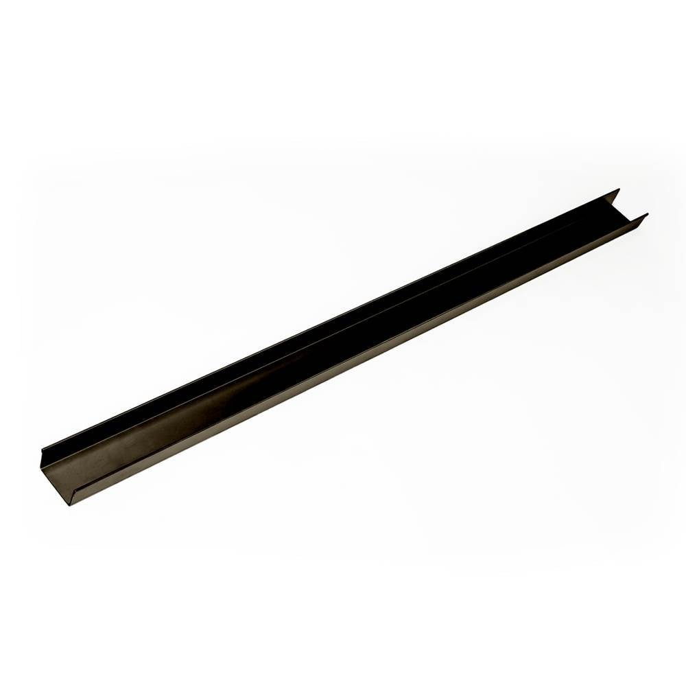 Infinity Drain - 96'' Stainless Steel Open Ended Channel for S-TIFAS 65/99 Series in Oil Rubbed Bronze - Oil Rubbed Bronze