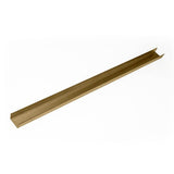Infinity Drain - 96'' Stainless Steel Open Ended Channel for S-TIFAS 65/99 Series in Satin Bronze - Satin Bronze