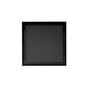 Infinity Drain - 5'' x 5'' TD 15 Tile Insert Complete Kit in Matte Black with Cast Iron Drain Body, 2'' No Hub Outlet - Matte Black