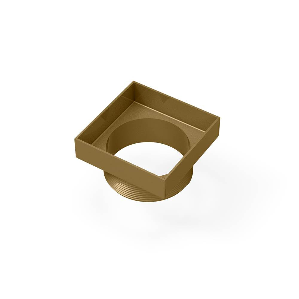 Infinity Drain - 5'' x 5'' Stainless Steel 4- Throat only for TD 15 Series in Satin Bronze - Satin Bronze