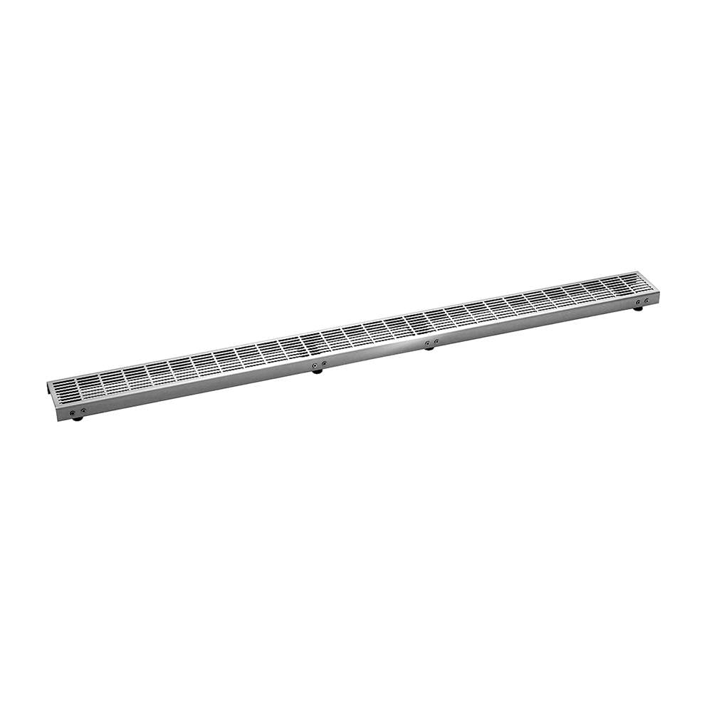 Infinity Drain - 36'' Perforated Slotted Pattern Grate for FXIG 65/FFIG 65/FCBIG 65/FCSIG 65/FTIG 65 in Polished Stainless - Polished Stainless