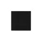 Infinity Drain - 5'' x 5'' WD 5 High Flow Complete Kit with Wedge Wire Pattern Decorative Plate in Matte Black with PVC Drain Body, 3'' Outlet - Matte Black