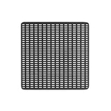 Infinity Drain - 4'' x 4'' Wedge Wire Pattern Decorative Plate for W 4, WD 4, WDB 4 in Matte Black - Matte Black