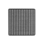 Infinity Drain - 4'' x 4'' Wedge Wire Pattern Decorative Plate for W 4, WD 4, WDB 4 in Matte Black - Matte Black