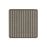 Infinity Drain - 4'' x 4'' Wedge Wire Pattern Decorative Plate for W 4, WD 4, WDB 4 in Oil Rubbed Bronze - Oil Rubbed Bronze