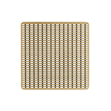 Infinity Drain - 4'' x 4'' Wedge Wire Pattern Decorative Plate for W 4, WD 4, WDB 4 in Satin Bronze - Satin Bronze