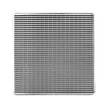 Infinity Drain - 5'' x 5'' Wedge Wire Pattern Decorative Plate for W 5, WD 5, WDB 5 in Polished Stainless - Polished Stainless