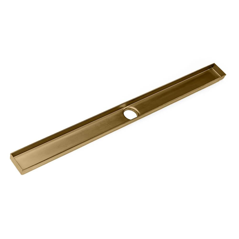 Infinity Drain - 36'' Channel for FX 65 Series in Satin Bronze - Satin Bronze