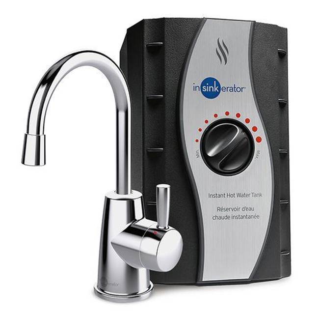 InSinkErator Pro - HOT250 Instant Hot Water Dispenser System, Single-Handle Faucet with 2/3-Gallon Stainless Steel Tank