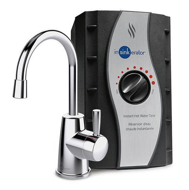 InSinkErator Pro - HOT250 Instant Hot Water Dispenser System, Single-Handle Faucet with 2/3-Gallon Stainless Steel Tank