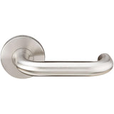INOX - RA 102 Munich, TL4 Half Passage, 2-3/4''  BS,32D, LH - Satin Stainless Steel