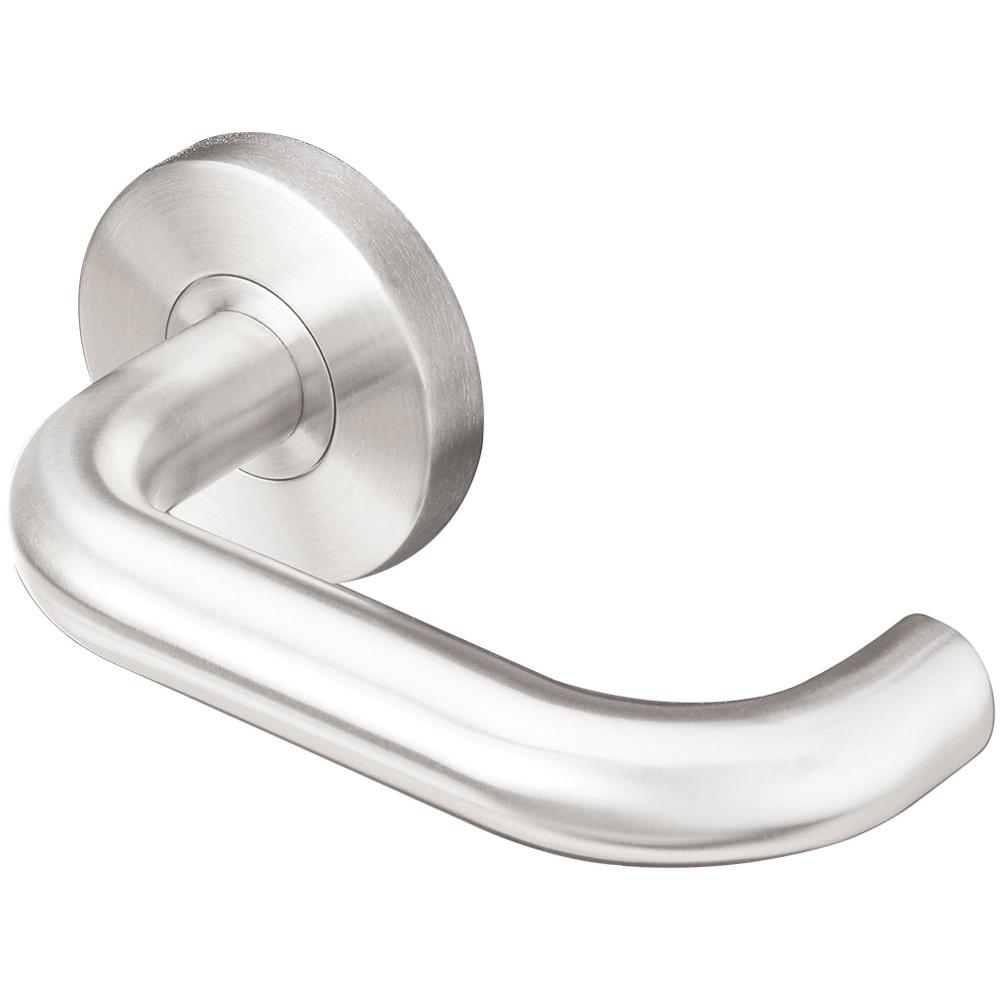 INOX - RA 102 Munich, TL4 Half Passage, 2-3/8''  BS,32D, LH - Satin Stainless Steel