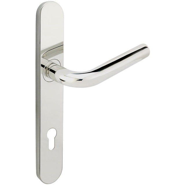 INOX - BP Multipoint 101 Cologne Euro Entry Lever High US32 LH - Polished Stainless Steel