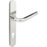 INOX - BP Multipoint 101 Cologne Euro Entry Lever High US32 RH - Polished Stainless Steel