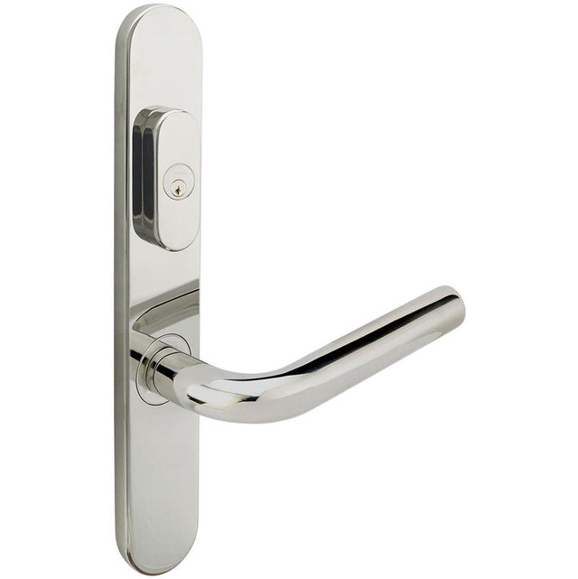 INOX - BP Multipoint 101 Cologne US Entry Lever Low US32 LH - Polished Stainless Steel