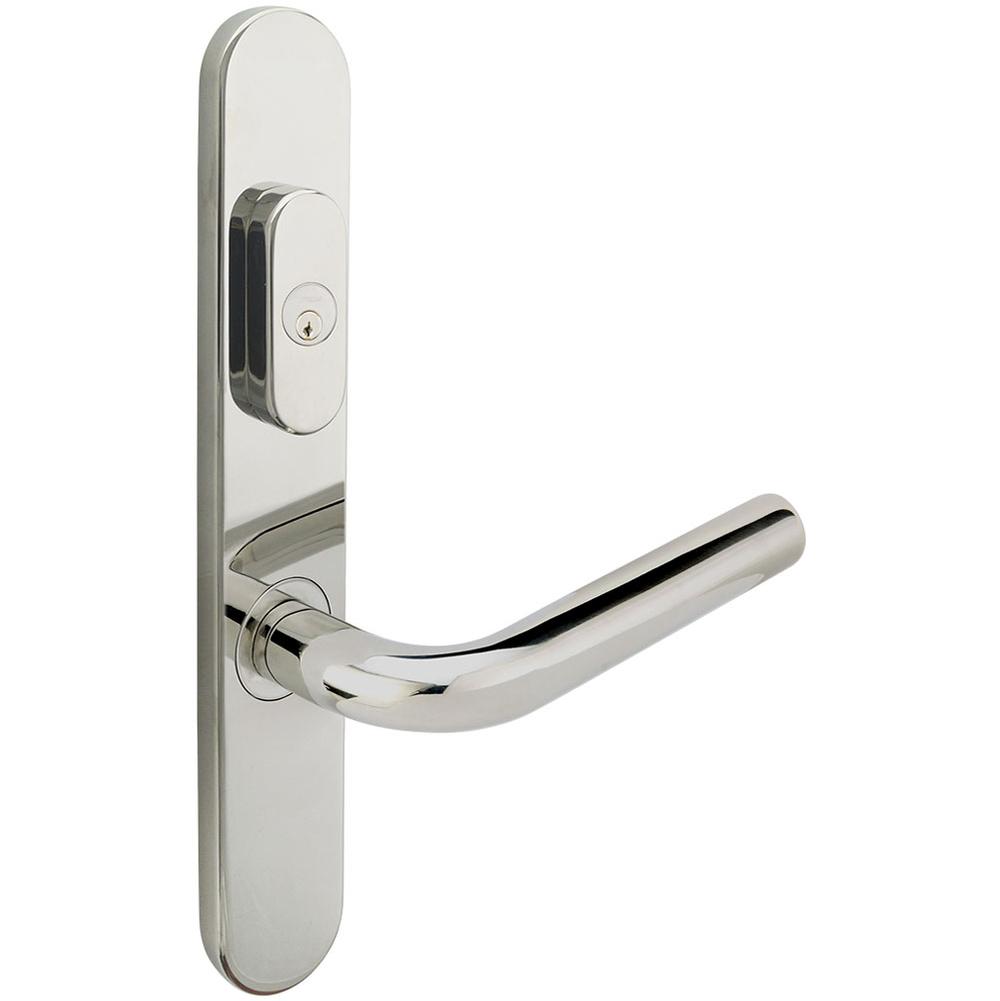 INOX - BP Multipoint 101 Cologne US Entry Lever Low US32 RH - Polished Stainless Steel
