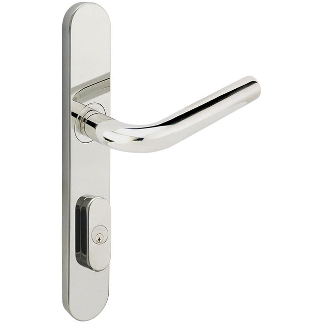 INOX - BP Multipoint 101 Cologne US Entry Lever High US32 LH - Polished Stainless Steel