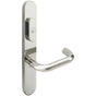 INOX - BP Multipoint 102 Munich US Entry Lever Low US32 RH - Polished Stainless Steel