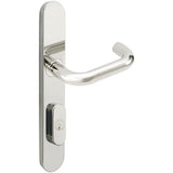INOX - BP Multipoint 102 Munich US Entry Lever High US32 RH - Polished Stainless Steel