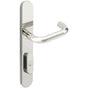INOX - BP Multipoint 102 Munich US Entry Lever High US32 LH - Polished Stainless Steel