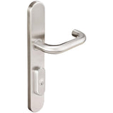 INOX - BP Multipoint 102 Munich US Entry Lever High US32D LH - Satin Stainless Steel